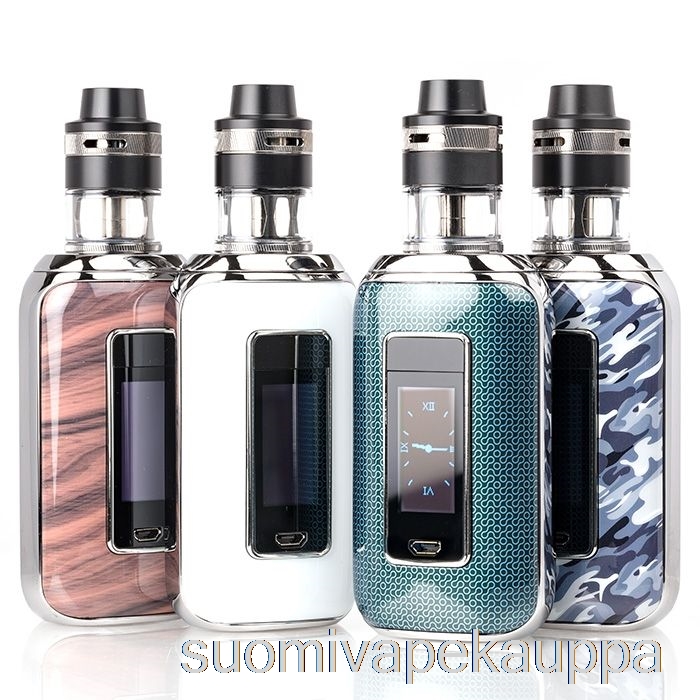 Vape Kauppa Aspire Skystar Revvo 210w Kosketusnäytön Aloitussarja Musta Hiilikuitu